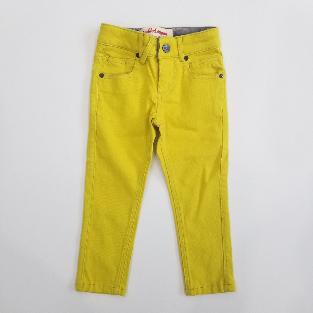 NWOT No Added Sugar Yellow Pants Sz 3